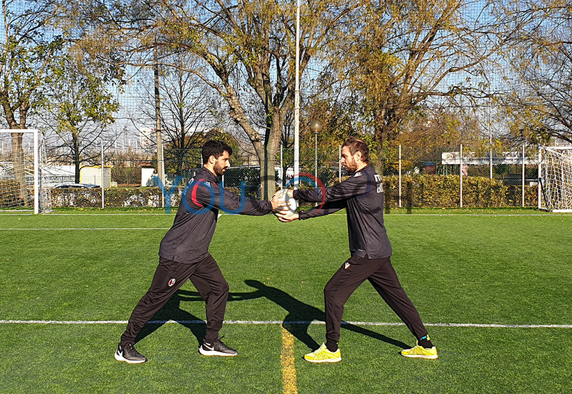 Empurrões com uma bola