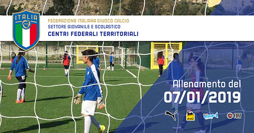 Allenamento del 7 Gennaio Centri Federali Territoriali