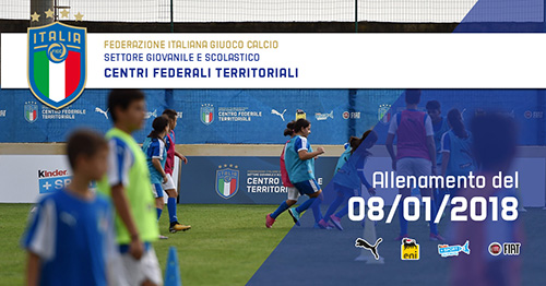 Allenamento del 8 Gennaio Centri Federali Territoriali