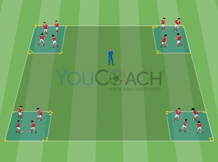 Jogo: Canto dos quadrados numerados