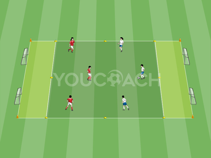 Jogo Espanhol: 3 contra 3