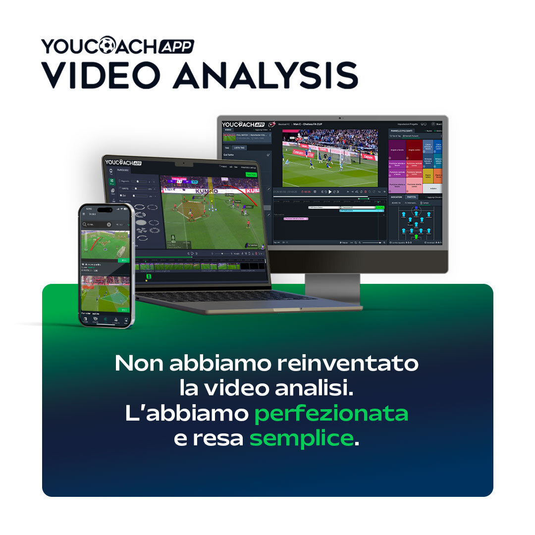 YouCoachAPP Video Analysis: non abbiamo reinventato la video analisi. L'abbiamo perfezionata e resa semplice. YouCoachAPP Video Analysis: non abbiamo reinventato la video analisi. L'abbiamo perfezionata e resa semplice.