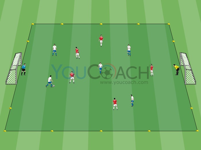 Jogo temático: 6 contra 6, 1 golo pode valer por 2