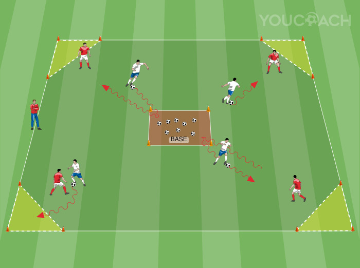 1 contra 1: 4 cantos